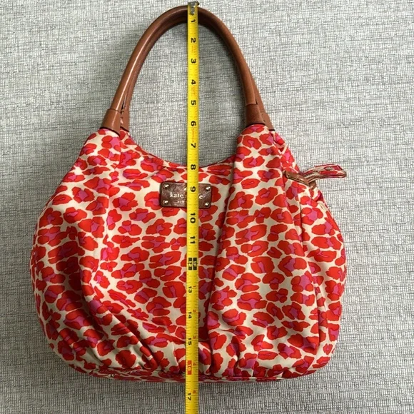 Kate Spade Into the Wild Satchel Purse - Cheetah Print - Picture 13 of 15